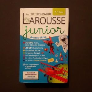 💥3/$25💥 Dictionnaire Larousse Junior 7-11ans Nouvelle Edition FRENCH